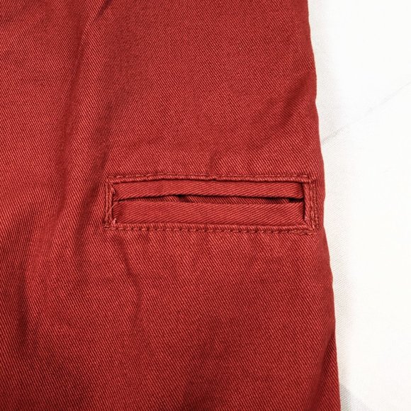Iron Company NWT Salmon Red Shorts w/ Tan Belt - Picture 8 of 8